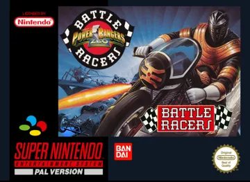 Power Rangers Zeo - Battle Racers (Europe) box cover front